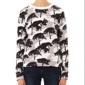 Osman Sample Size Tree Print Cotton Sweatshirt
